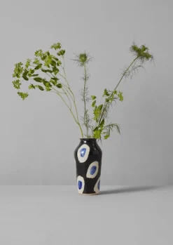 Decorative Pieces|Ceramics-TOAST Ali Hewson Cobalt Dash Vase Cobalt/Black