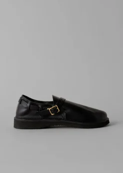 Shoes-TOAST Aurora Leather Shoes Black