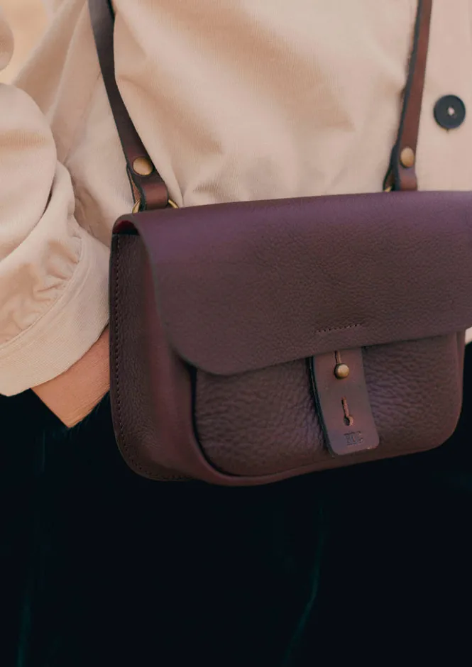 Bags & Belts-TOAST Bleu De Chauffe Mini Workwear Bag Burgundy