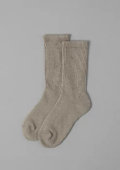 Socks & Tights-TOAST Decka Naturally Dyed Socks Grey