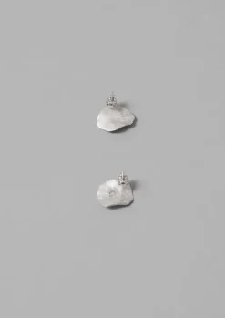 Jewellery-TOAST Emily Nixon Flat Rock Stud Earrings Silver