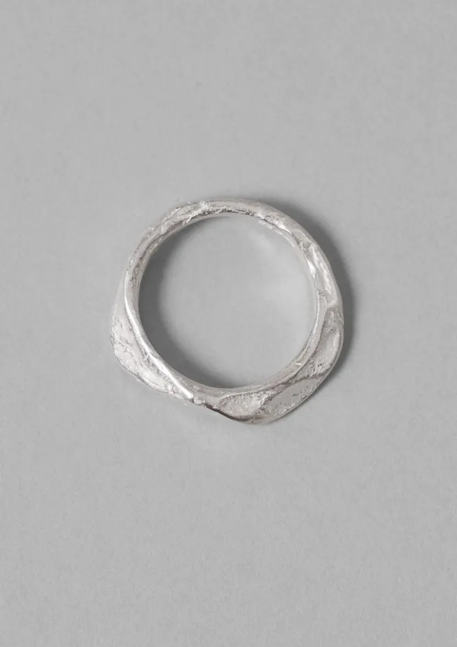 Jewellery-TOAST Emily Nixon Band Ring Silver