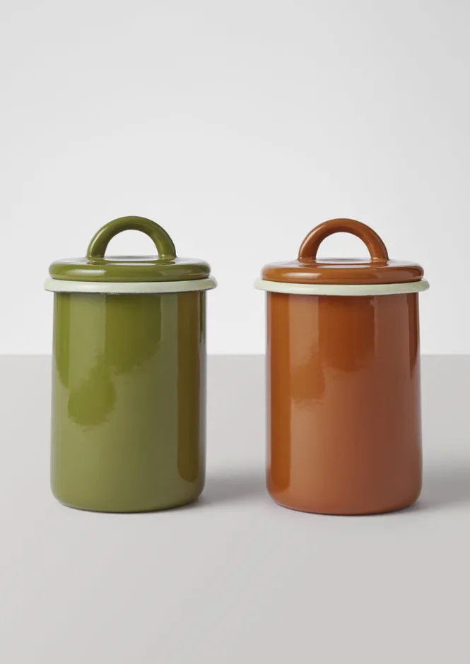 Kitchen-TOAST Enamel Storage Jar Cumin