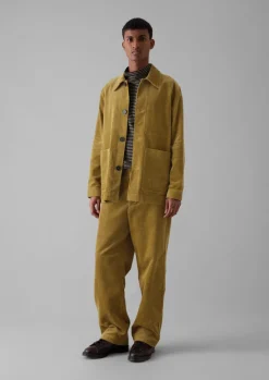 Cord|Coats & Jackets-TOAST Organic Cord Point Collar Jacket GoldenSand