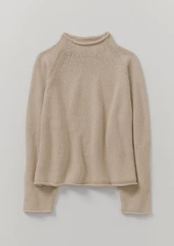 Linen|Jersey-TOAST Organic Cotton Linen Easy Sweater Parchment
