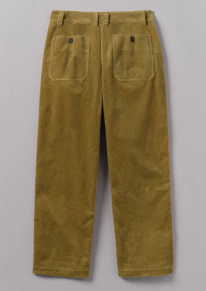 Cord|Trousers-TOAST Rory Organic Cord Trousers GoldenSand