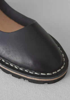 Shoes-TOAST Steve Mono Leather Mary Jane Shoes Black