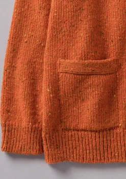 Knitwear-TOAST V-Neck Donegal Wool Cardigan WildCarrot